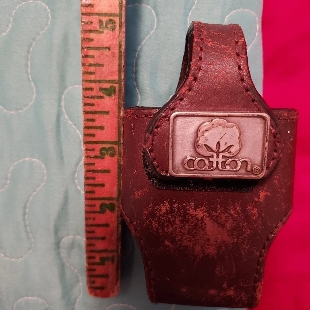 Xsmall leather phone case clip on